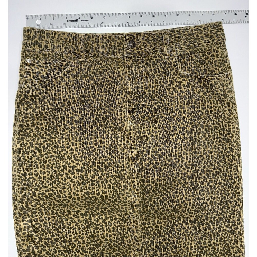 Zara Leopard Print Pencil Skirt - Picture 4 of 7